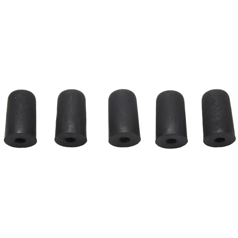 5 Pcs Cello Endpin Tip Protector Rubber Cello tail pin case Tip Cap Protector Non-Slip Mat For Cello Stringed Violin Parts