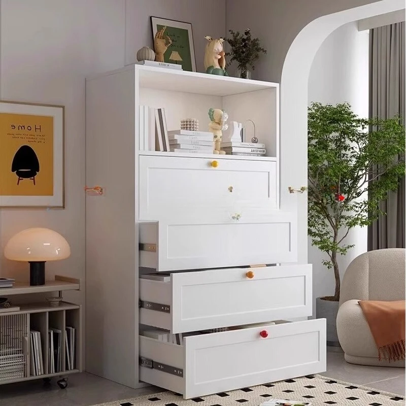 

Wrought iron chest of drawers Bedroom locker Living room Home side cabinet Modern simple steel storage locker Drawer cabinet