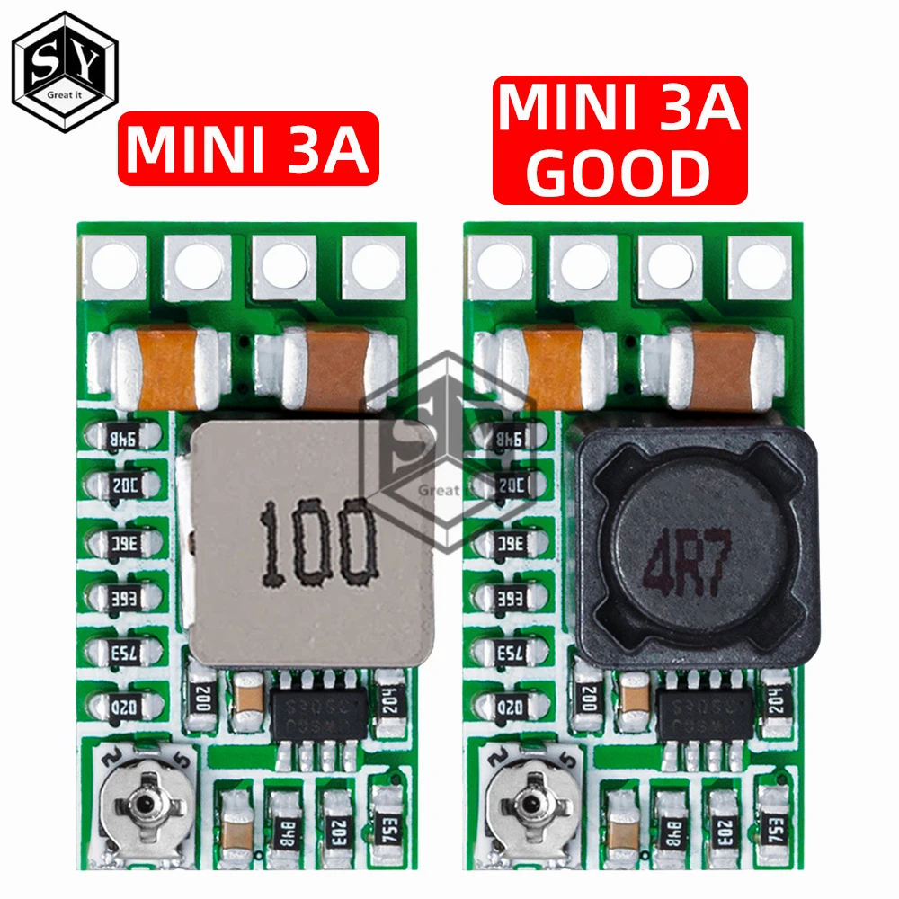 Mini DC-DC 12-24V To 5V 3A Step Down Power Supply Module Voltage Buck Converter Adjustable 97.5% 1.8V 2.5V 3.3V 5V 9V 12V