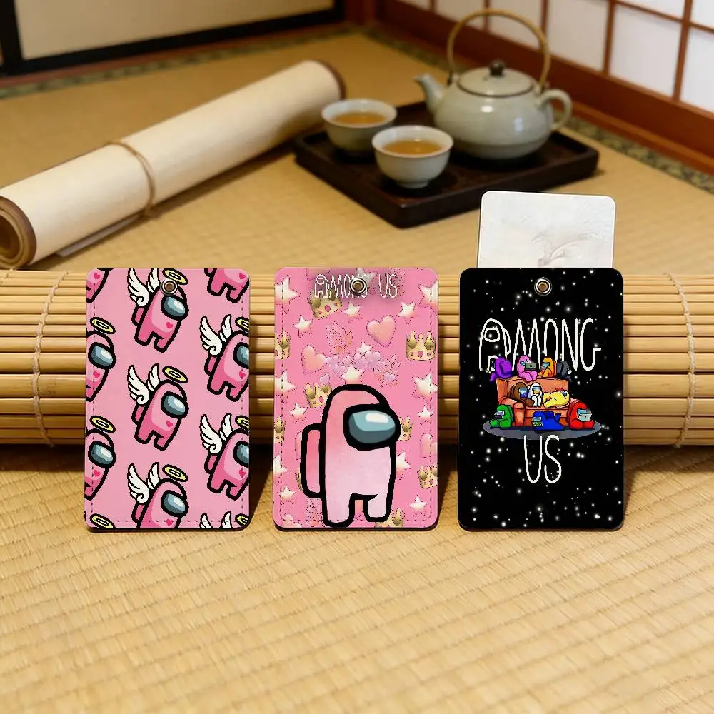 

Game A-among Us funny Credential Card Student Campus for Kids Gift Card Protective Best sellers