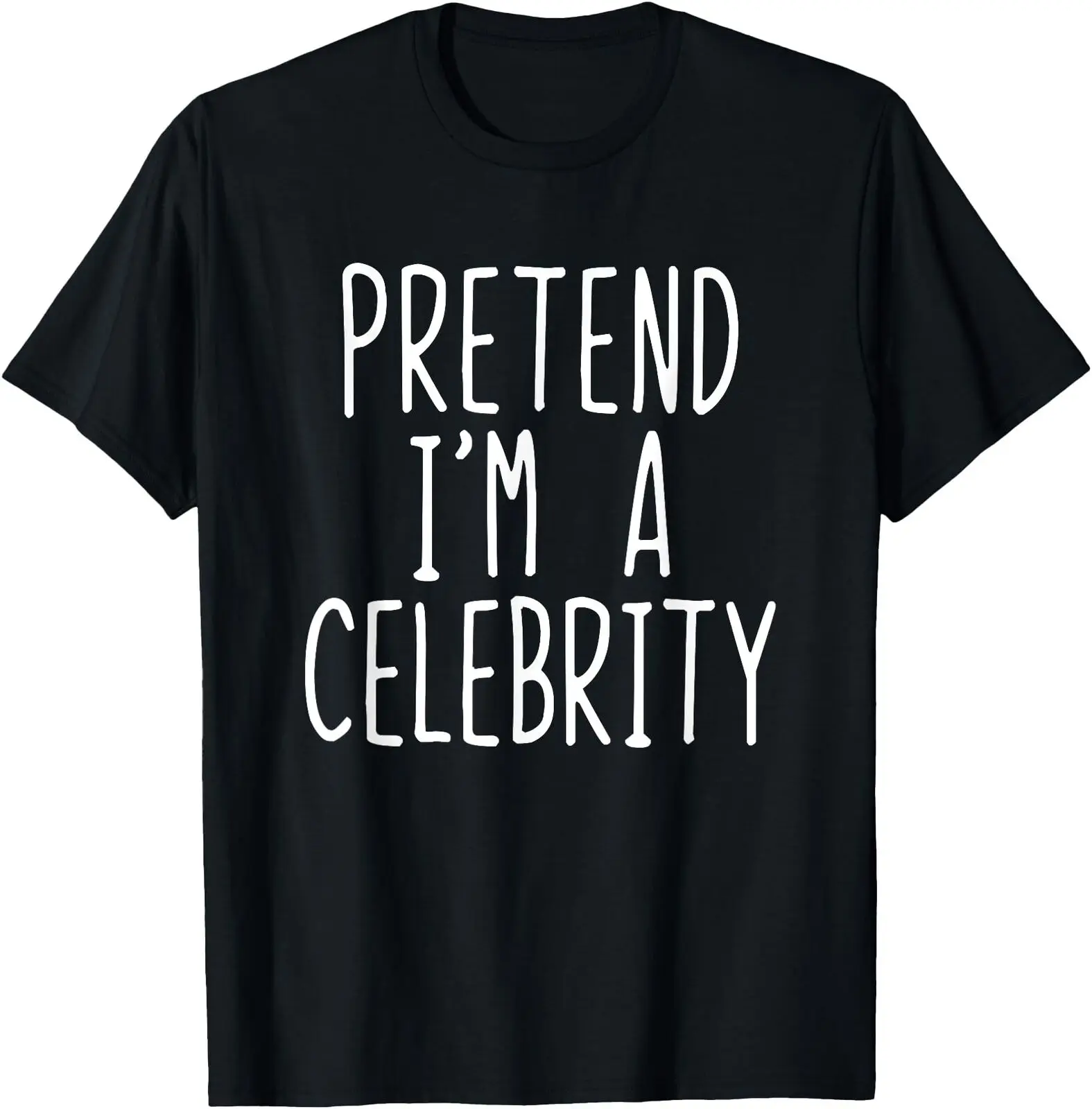 Pretend I39m A Celebrity Costume Halloween Easy Lazy T Shirt Men