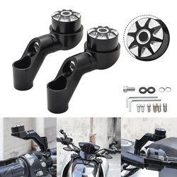 Universal CNC Aluminum Motorcycle Mirror Mount Riser M10 Extenders Spacers Extension Adapter Adaptor Moto For Honda For Kawasaki