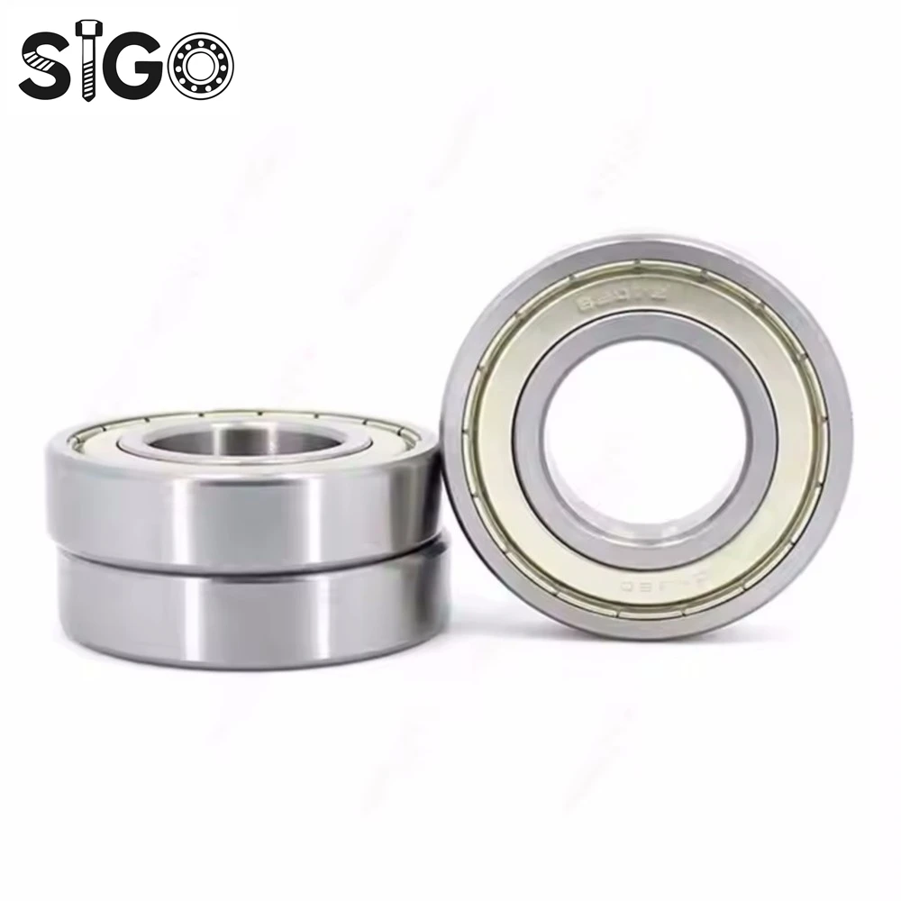 Esfera profunda Sigo 6200 6201 6202 6203 6204 6205 6206 6207 6208 6209 ZZ Z RS 2RS Rolamentos de aço cromado