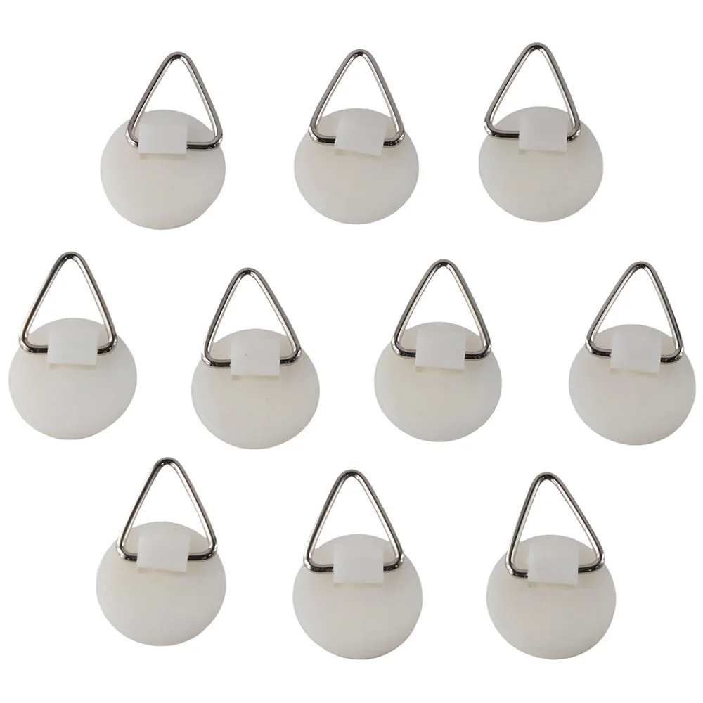 10 Pcs Without Nails Invisible Vertical Plastic Plate Holders Photo Frame Hangers Plate Hanger Picture Hangers