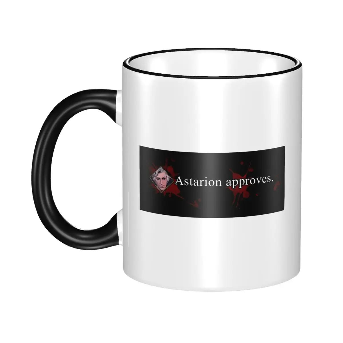 Vampire Approval Red Mug Funny Ceramic Coffee Cups Tea Mugs Milk Cup Drinkware Gift for Woman Man