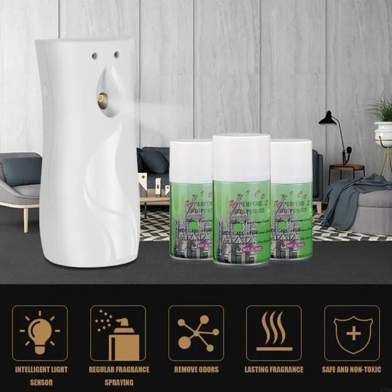 Automatic Air Freshener Sprays Dispenser Wall Mounted or Freestanding,Commercial and Home Use for Room/Bathroom Sprayer 87HA