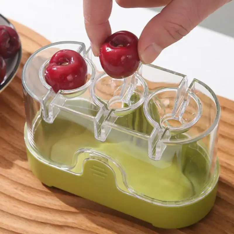 Food Grade Multi Slot Cherry Pitter With Fast One Press Operation Easy Clean For Home Kitchen Baking.