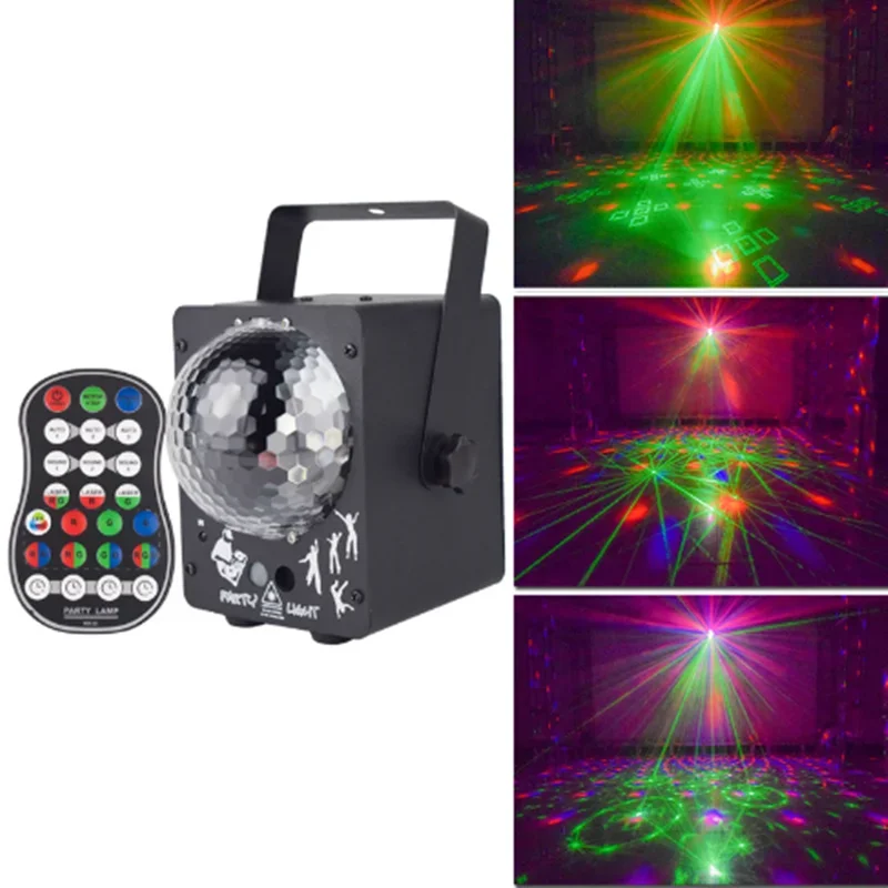 

LED Disco Laser Light RGB Projector Stage Party Lights DJ Lighting Effect for home Wedding Christmas Decoration
