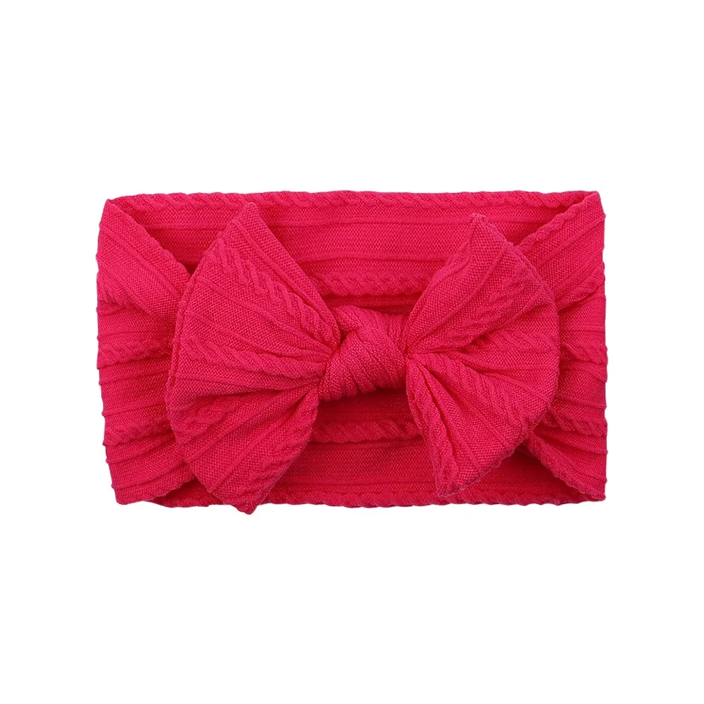 

Новая мягкая эластичная повязка на голову, нейлоновый ребристый детский тюрбан, головные уборы, аксессуары для волос для новорожденных