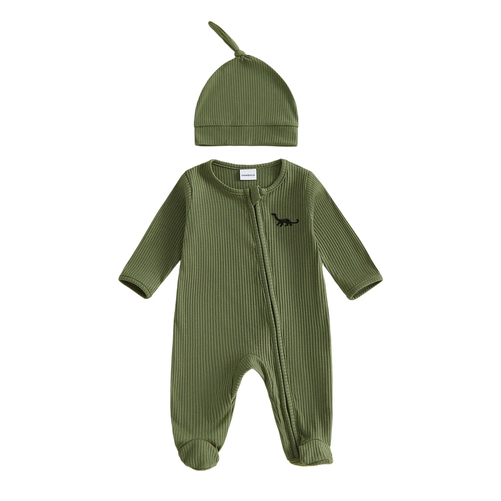 macacao-e-chapeu-para-bebe-menino-pijama-com-bordado-de-dinossauro