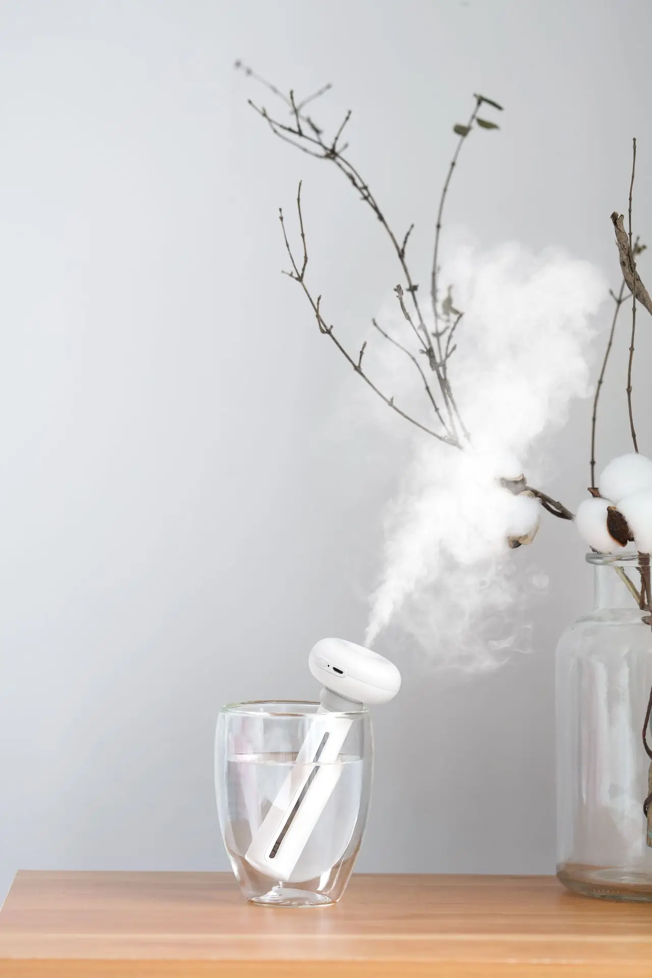 Xiomi Youpin JISU H₂O المحمولة الهواء المرطب صامتة نانو البخار الضباب الضباب بالموجات فوق الصوتية التعقيم تصفية 56 جرام