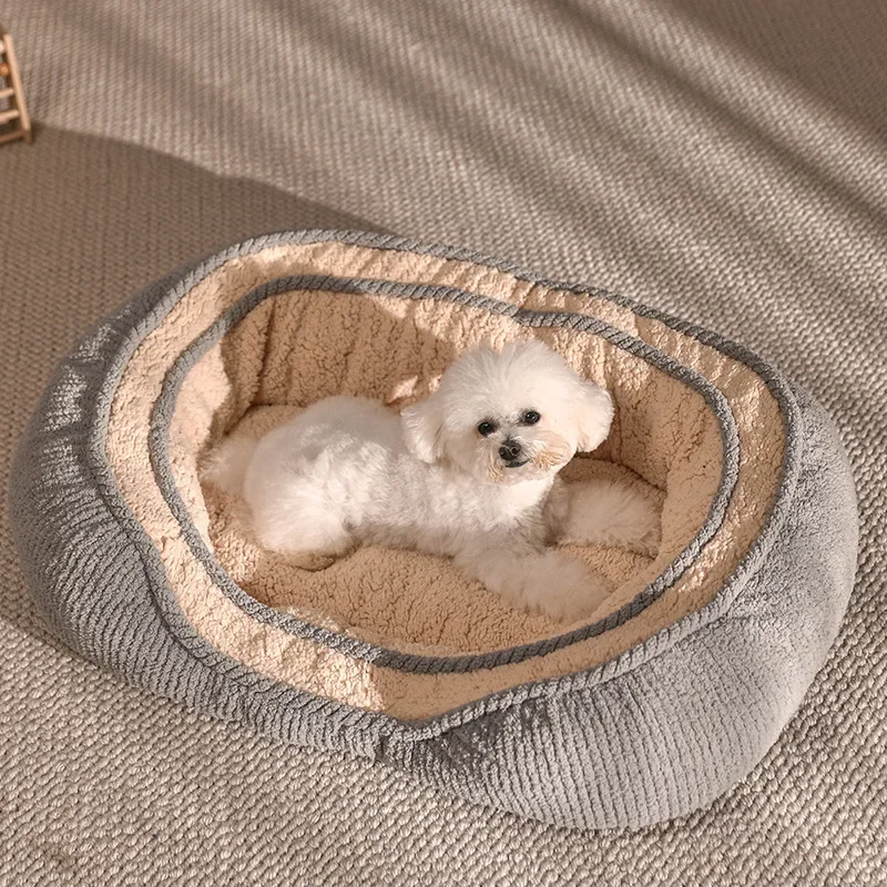 Dog House Dog Cat Bed Super Soft Pet Winter Warm Cat Nesk Cushion Medium Small Dog Pet Bed Pet Kennel Home Products Accessories