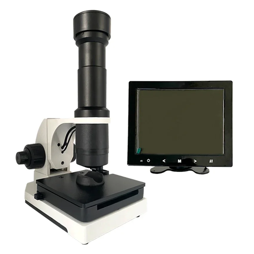 Digital Microscope Nailfold Capillary Microcirculation Detector Illuminated USB Microscope Nail Fold Instrument 7/8/9/10.1'' LCD