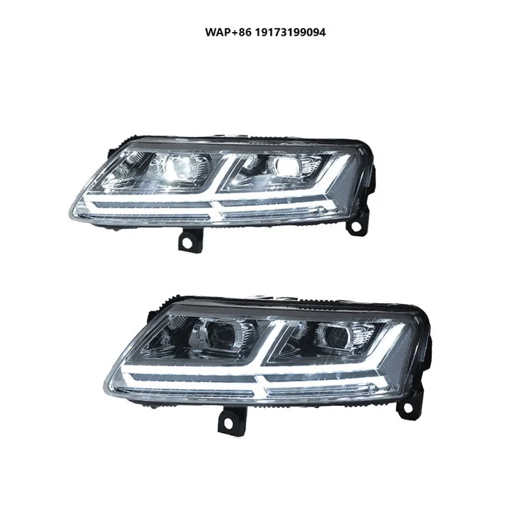 

High Quality Upgrade Q7 Style Dynamic Signal Head Lamp A6 C6 Drl Car Lights Led Headlights for-Audi A6 Headlight 2004-2011