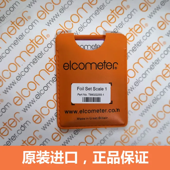 Elcometer 456 Coating Thickness Gauge Calibration Film Elcometer 456 Standard Sheet T99022255-1