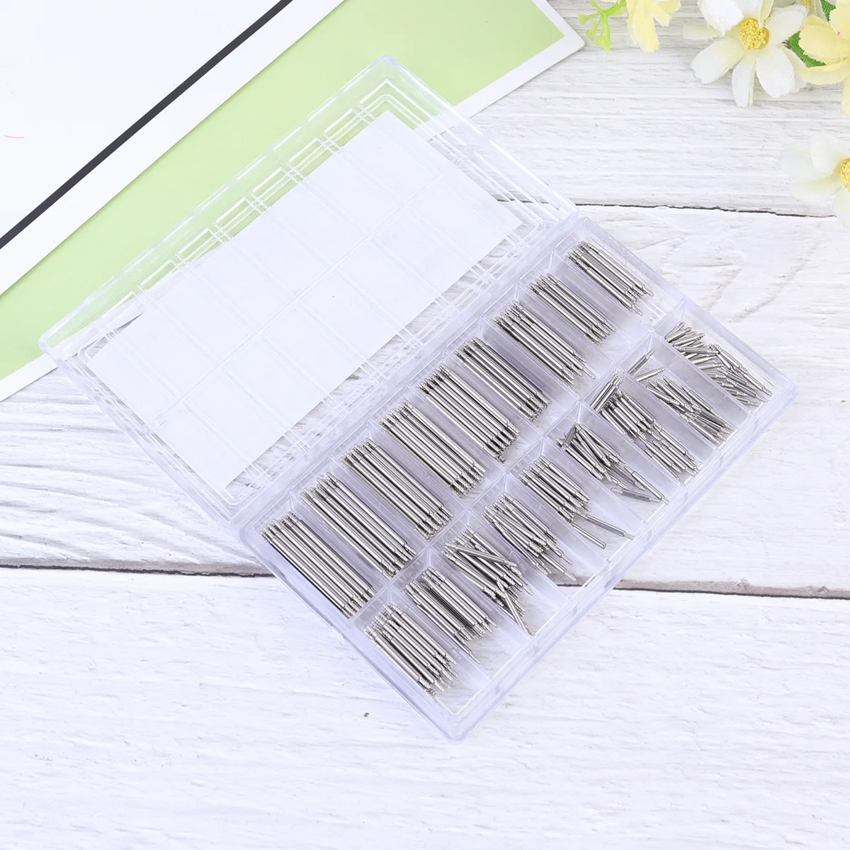 

360Pcs Watch Band Repair Kit Sturdy Metal Tool for Effortless Strap Changes and Link Pin Extraction Compact Design Watch Strap