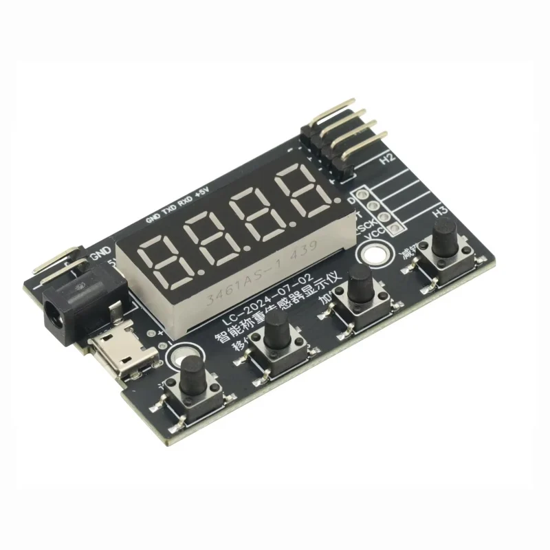 HX711 Smart Weighing Sensor Display Unit – 24-bit Instrument for Electronic Scales (Tension, Compression, and Dynamic Torque)