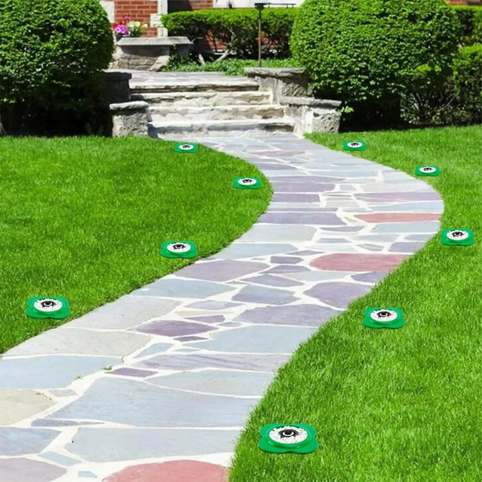 Sprinkler Guard 3D Printed Shield Outdoor Lawn Sprinkler Donut For Garden Yard Pathway Backyard Poolside Landscape Park Farm