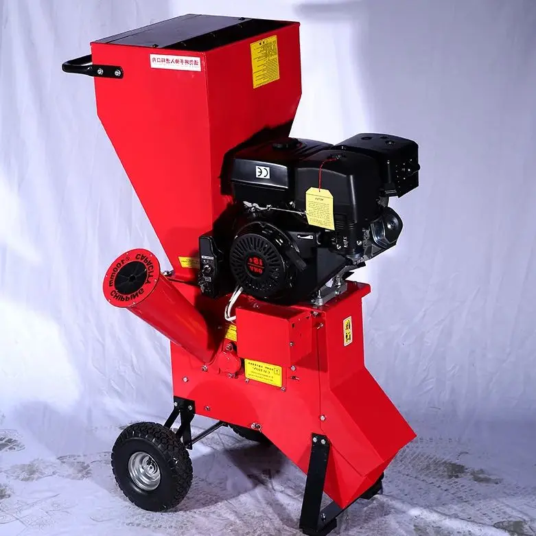 

Портативный измельчитель древесины для дома, бензиновый, для сада, быстрый измельчитель веток для двора