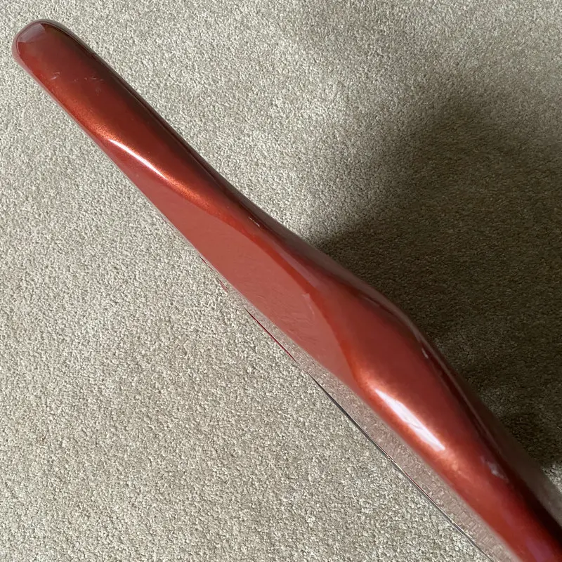 LB233 5 String Active PJ Bass Guitar Body Red Color in Solid Wood with Tiny Damages for Replace Right Hand - view 5
