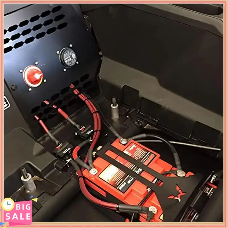 Better-UTV Battery Dust Cover Kit For Can Am Maverick X3 2015-2022 UTV Dust-Proof Battery Protective Plates Accessories