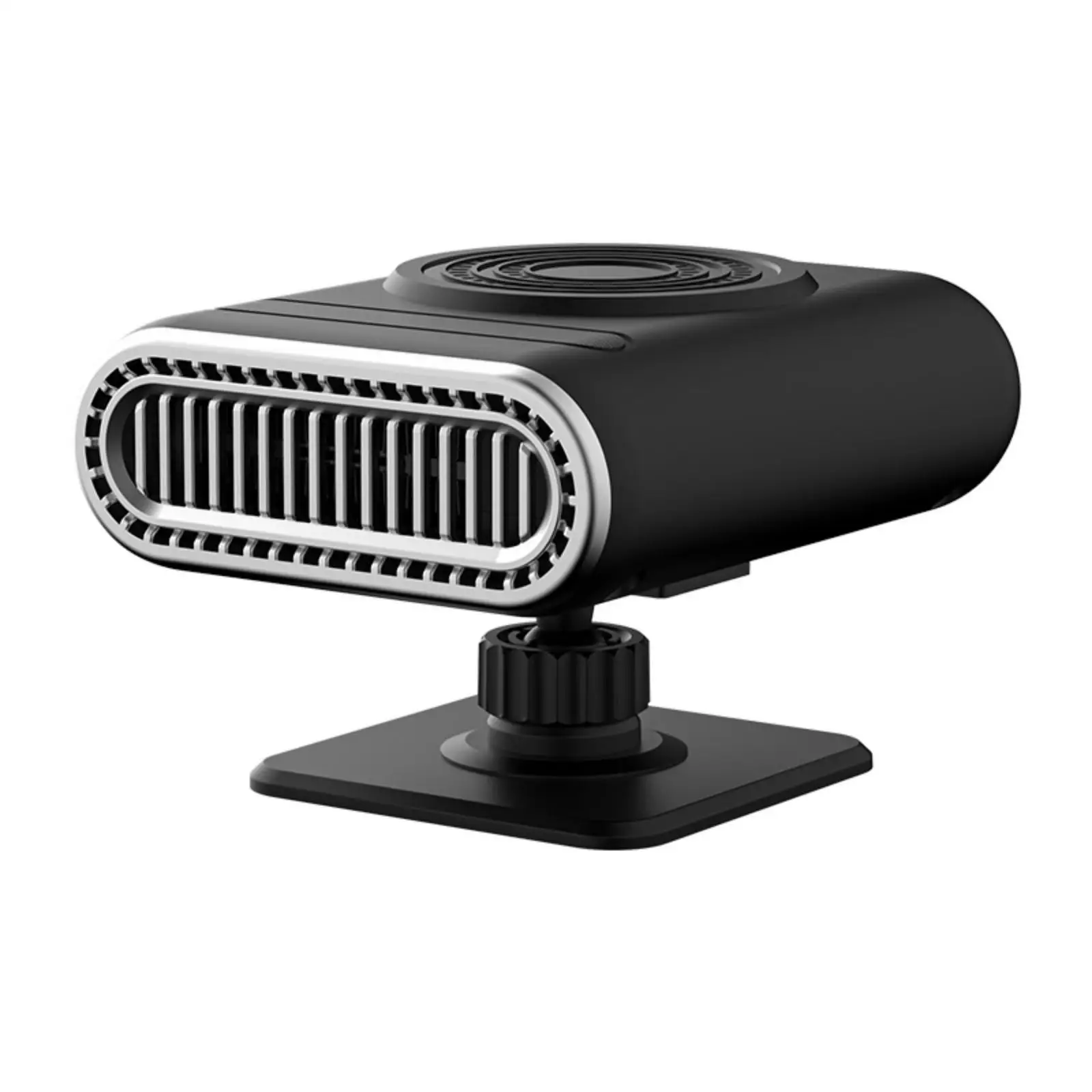 Vehicle Heater 12V Car Defogger Portable Fan with Suction Cup for Winter Driving Clear Windshield Warmth