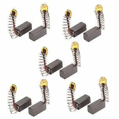 5 Pair Motor Carbon Brushes 5mm x 5mm x 10mm for Generic Power Tools