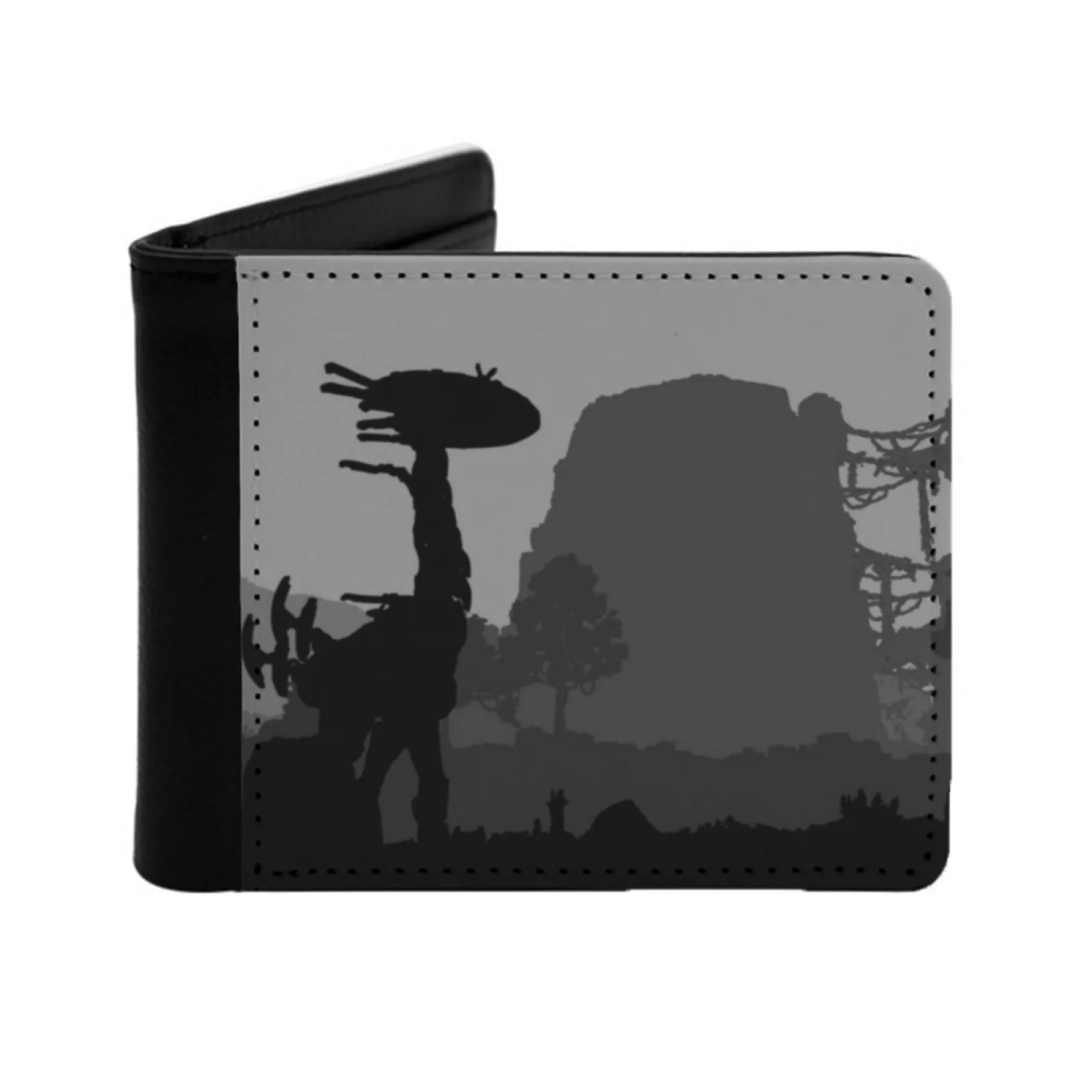 Tallneck’S Shadow Personalized Wallet For Men And Women Pu Leather Short Pocket Purse Tallneck Hzd Horizon Zero Dawn