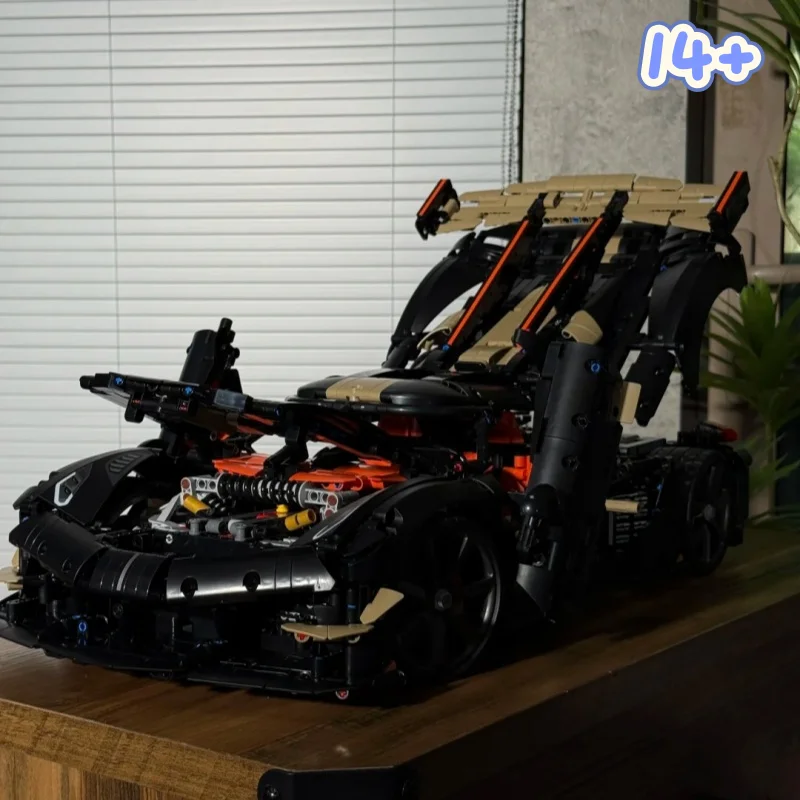 4104PCS Super Racing Car Technik Speed Supercar Building Blocks Model Set Mechanical Race Car Kit for Lovers Fans Surprise Gifts