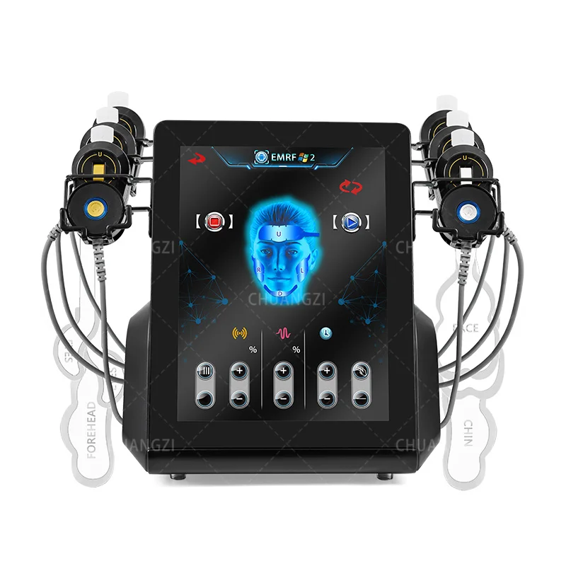 Profession elle Gesichts elektro stimulation ems rf Facelifting-Maschine peface sculpt Gesichts pads Massage gerät