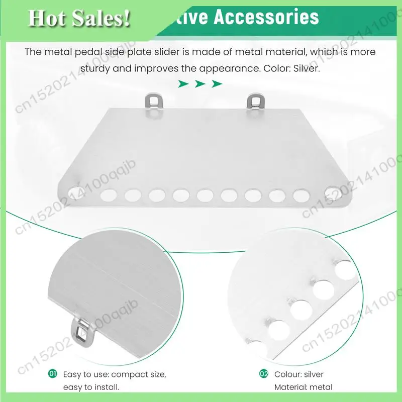 

-FDDT Metal Pedal Side Plate Slider For MN D90 D91 D99S MN99S 1/12 RC Car Upgrade Parts Accessories