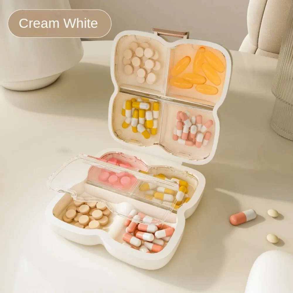 

Мини-коробка для таблеток с несколькими отделениями, герметичный органайзер для таблеток на семь дней, влагостойкий, еженедельно, светостойкий