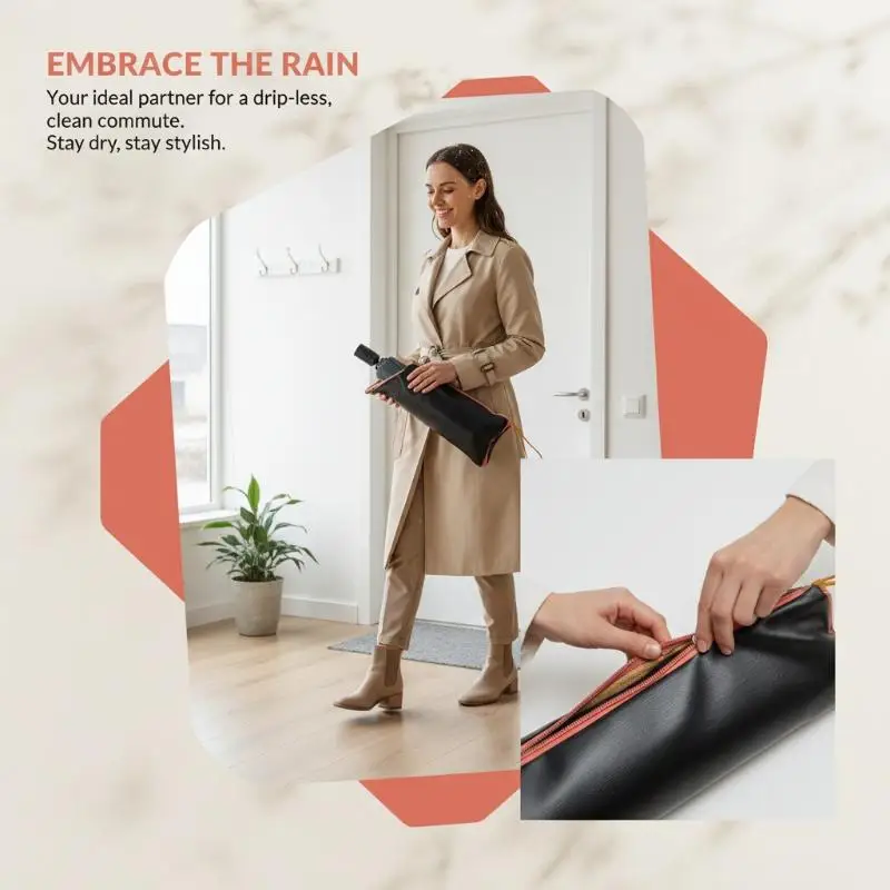 New Waterproof Oxford Cloth Umbrella Pouch With Absorbent Lining And Lanyard Perfect For Commute Travel Outdoor Use