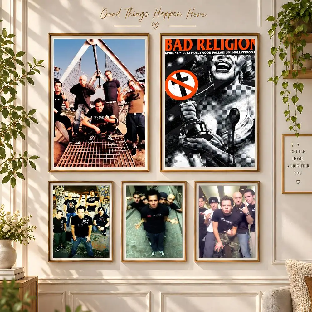 Rock Band Punk Rock Bad Religion Poster Decorative Mural Wall Art Print Unframed Housewarming & Home Decor Gift