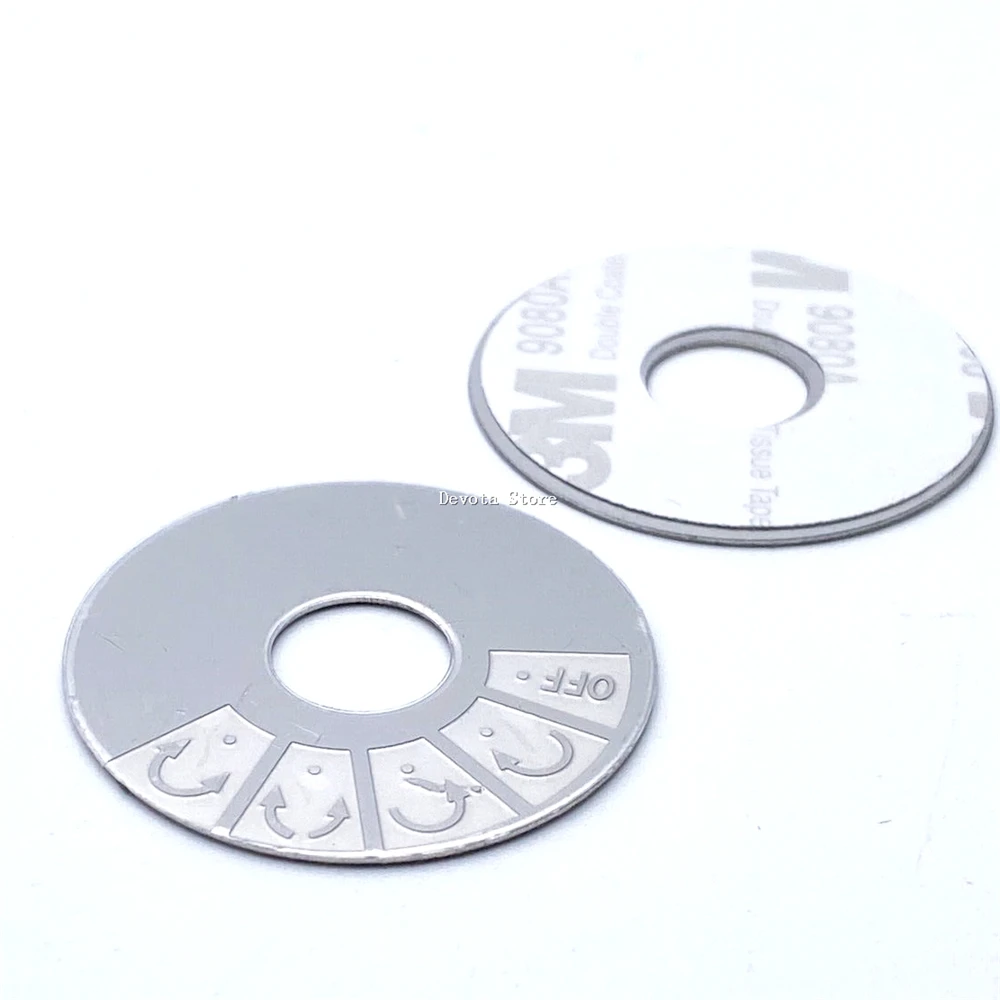 

Logo piece Automatic chain watch box accessories Instructions 5-speed Stainless steel DIY Knob