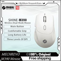 Mechrevo M390 Gaming Mouse 2.4g Wireless Bluetooth Dual Mode Paw3212 Silent Micro Motion Gaming Office Long Endurance Mouse