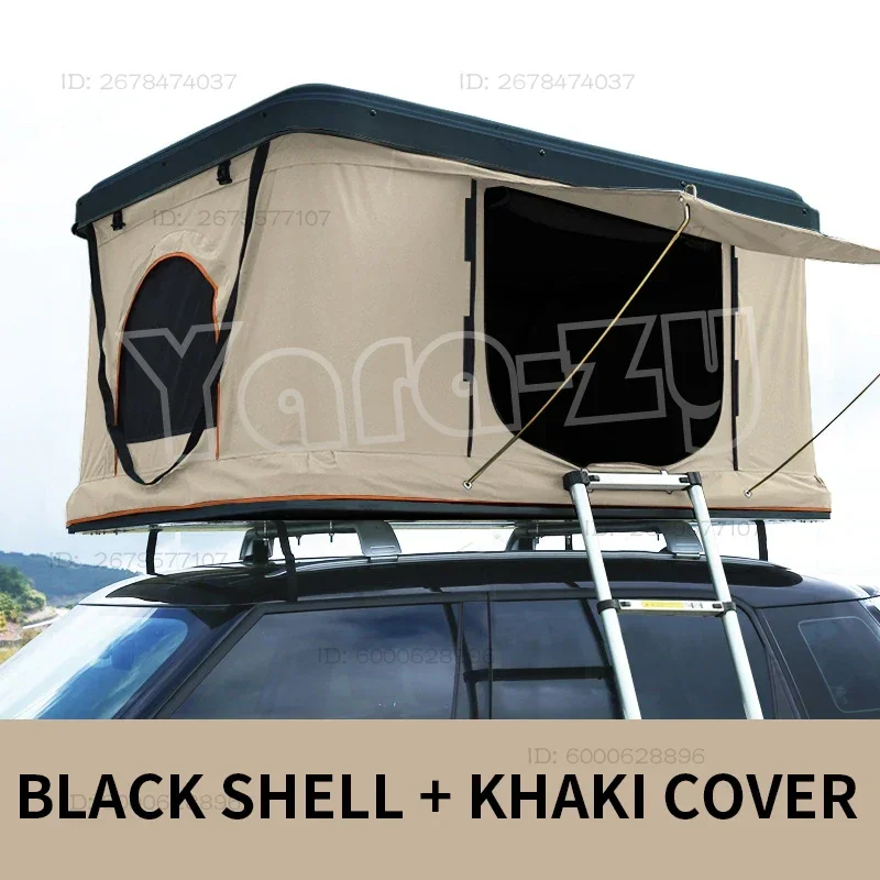 210CM LLT188 Roof Small SUV outdoor double Self-driving tour hard shell car tent Waterproof and foldable
