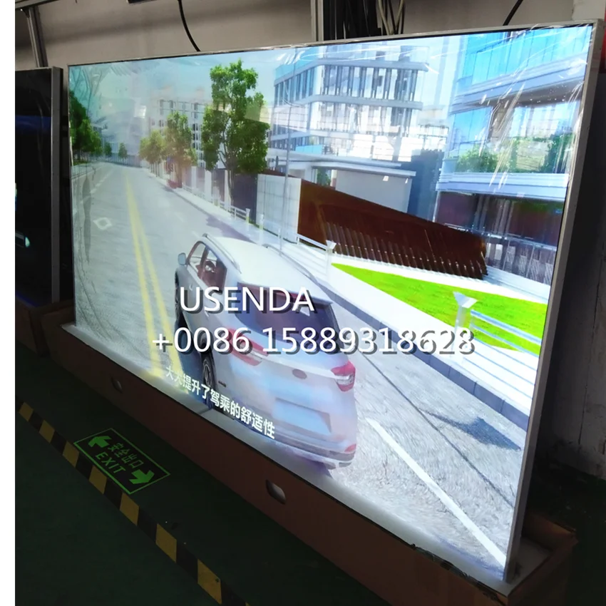 86 Inch super slim bezel Advertising Digital Signage LCD Display 4K Monitor with USB HDMI