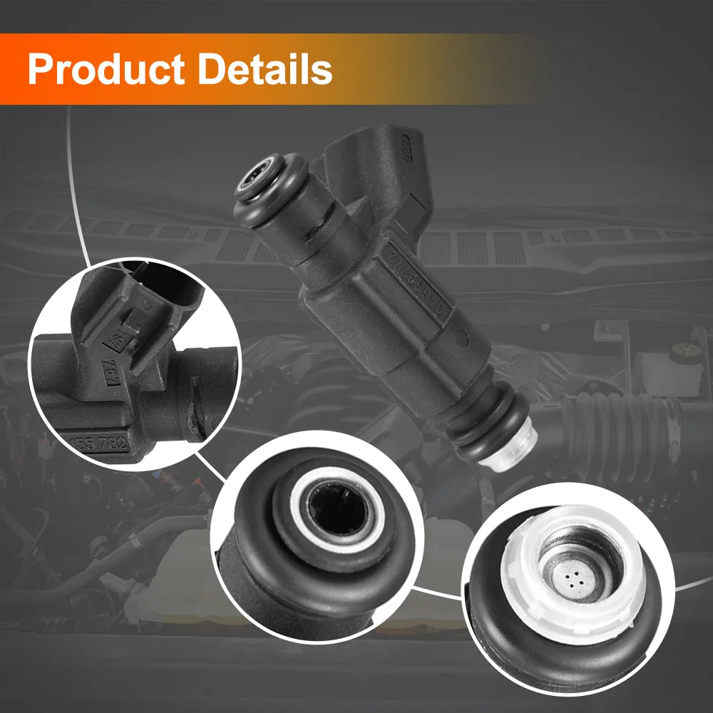 For Dodge Neon Stratus Plymouth Breeze Neon 1998-2000 Fuel Injector Nozzle 2 Pins 0280155782, 04669772, RL669772, 04669772AA