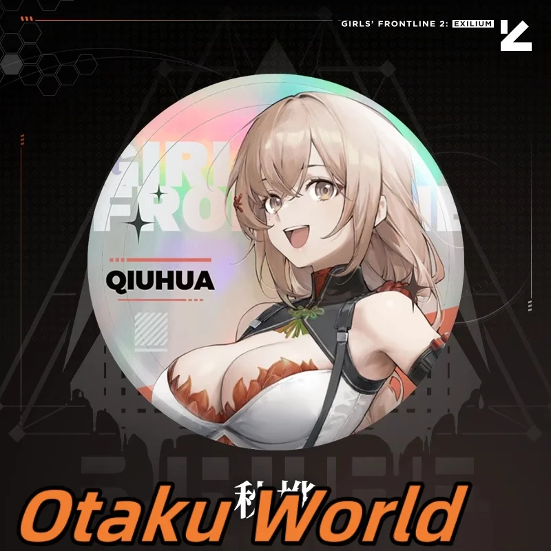 In stock Otaku Leva ump45 Klukai Qiuhua Makiatto Double flash badge Girls Frontline 2:Exilium Cosplay Costume Anime Game Gift