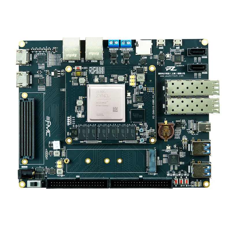 Puzhi ZU9EG Evaluation Kit Xilinx ZYNQ UltraScale XCZU9EG FPGA Development Board SFP 4K ZCU104