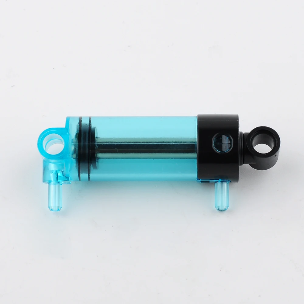 Bloques de construcción MOC de pistón atmosférico transparente de 7L, potencia técnica, montaje DIY de ladrillos para modelo de coche neumático 47225, piezas de juguetes