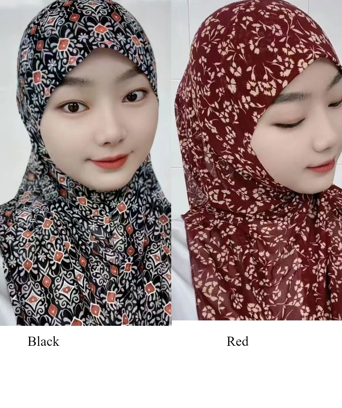 

Оптовая продажа, 2 шт., женские хиджабы, шляпа из вуали, мягкая легкая эластичность, мусульманские женские домашние вечерние шапки, головные уборы, черные этнические шапки