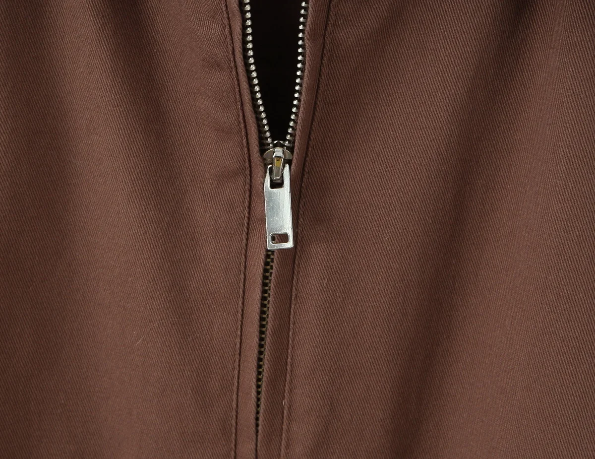 Kurtka damska Maxdutti w stylu francuskim, luźna, vintage, patchworkowa, z kołnierzykiem, topy, kurtka boyfriend, odzież robocza, kurtka cargo, kurtka bomberka, topy