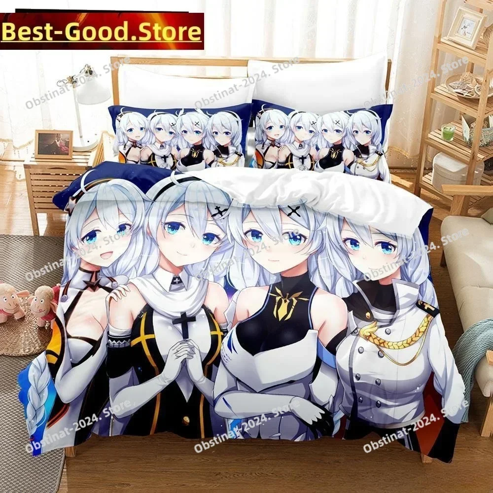 Game Honkai Impact 3 Printed Bed Set Duvet Cover Pillowcase Bedding Set Bed Linen Sheet Quilt Cover Full Queen King Size