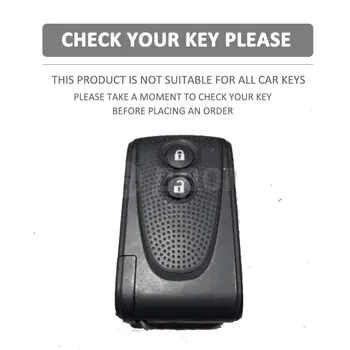 Silikonový kryt na klíč od auta s ochranným pouzdrem pro Toyota Prius Hybrid Corolla Prado Daihatsu Move Copen La400k RAV4 Verso Camry 10 nejlepší prodej Kryt klíče Toyota Hybrid - №9
