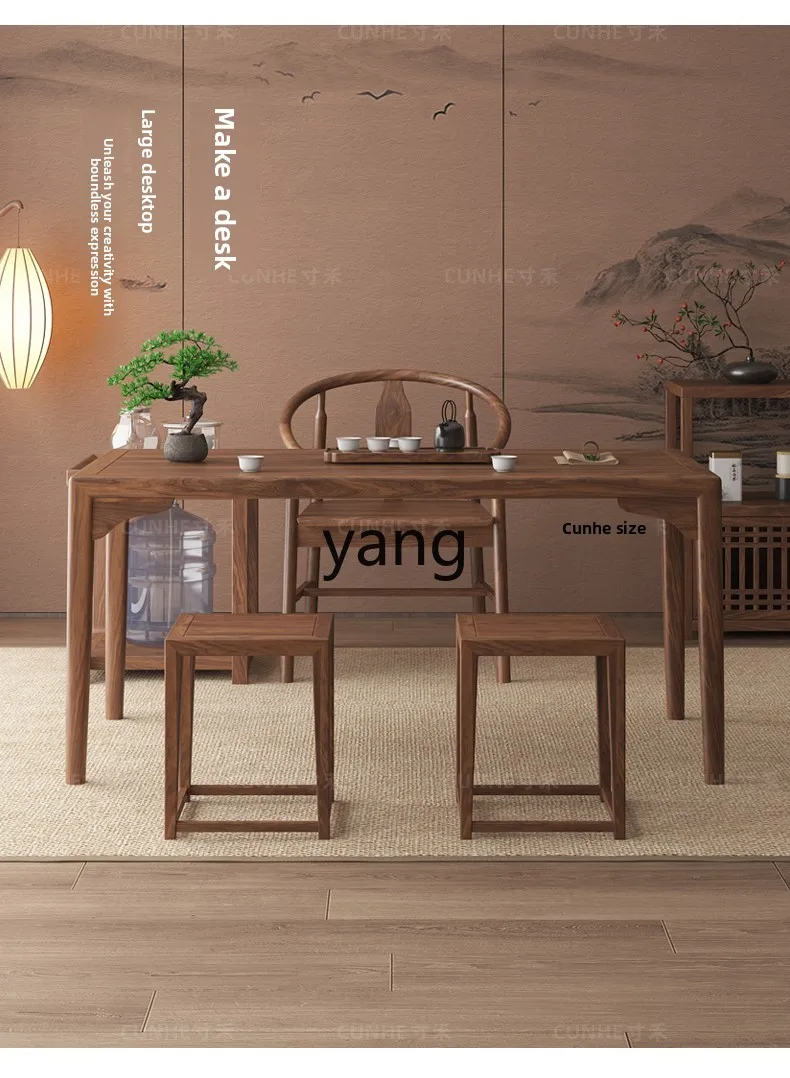 

LMM new Chinese solid wood small tea table balcony tea table household