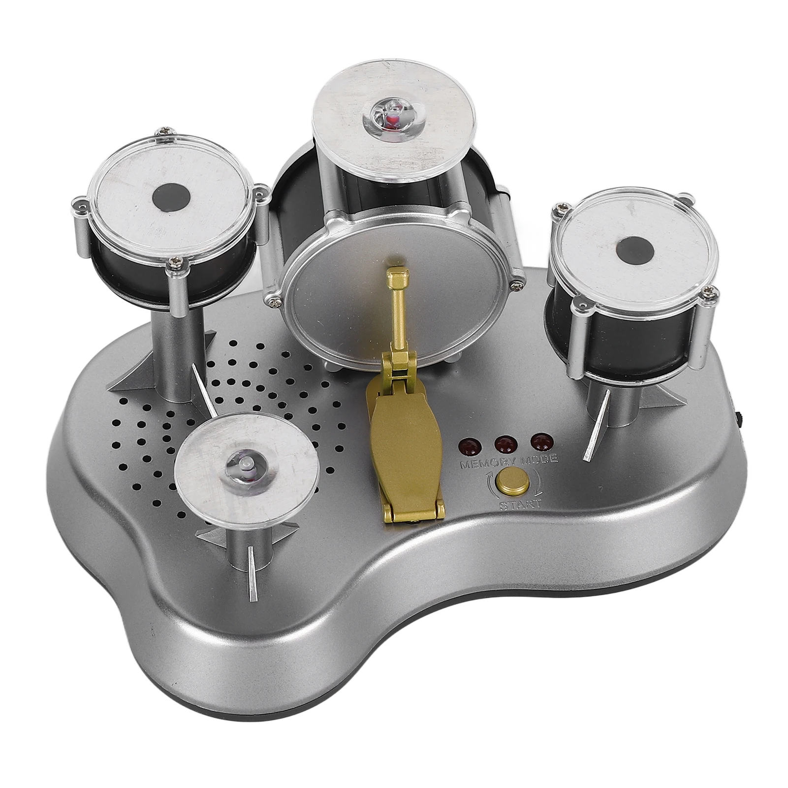 مجموعة طبلة إصبع صغيرة مجموعة طبلة سطح المكتب مجموعة طبلة صغيرة محمولة للمكتب الموسيقية مصغرة طبل إصبع حساس للمس مع الأصوات #5