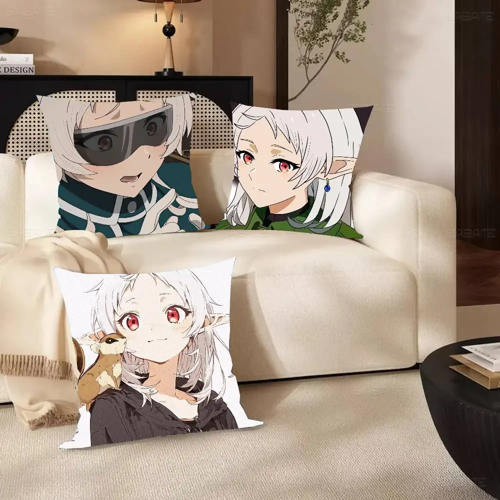 Sylphiette Animation J-Jobless R-Reincarnation Pillow Case Fashion Square Pillowcase Bedroom Sofa Room Ins Decoration Leisure