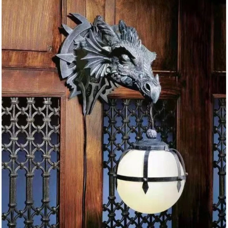 Home Decor Medieval - Lampada da Parete a Forma di